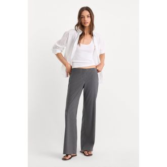 Good American Womens The Low Rise Jeans Trouser | Ash, Size 10 | Good American by Khlo&Egrave; Kardashian