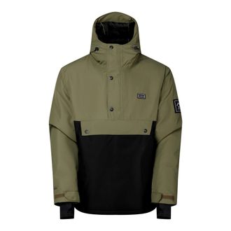Dare 2B Dare 2B Freeride III-skijas voor heren met hoge kraag (Zwart/Martini Olijf)