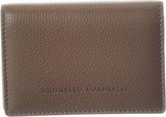 Brunello Cucinelli Leather Card Case