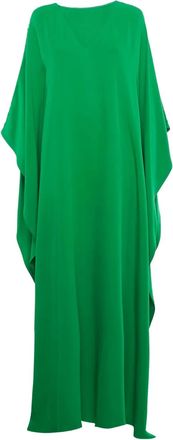 Valentino Abito lungo con scollo a V - Verde