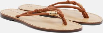 Amanu Studio Kiwayu leather thong sandals