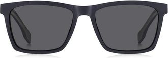 HUGO BOSS Stijlvolle Clip-On Bril - unisex - Zonnebrillen - Grijs - 56 MM - Accessoires