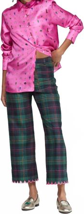 Vilagallo Dorin Pant In Escoces Plaid