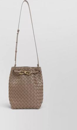 Bottega Veneta andiamo lamb leather bucket bag