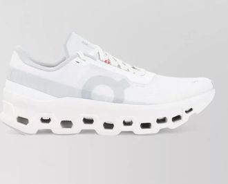 On textile low-top sneakers