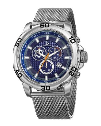 Joshua & Sons Mens Stainless Steel Watch