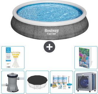 Bestway Piscina Bestway Fast Set Redonda - 396x84 Cm - 7-piezas S264