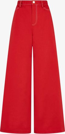 Serena Bute Paper Bag Jean - Red