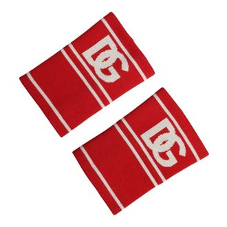 Dolce & Gabbana Training Accessories, unisex, Red, Size: ONE SIZE Wristband 1 Pair