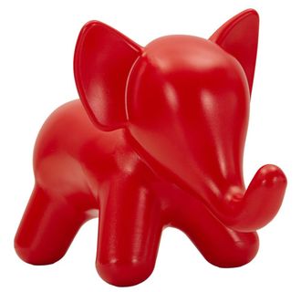 Mauro Ferretti Taburete elefante rojo de pe para exterior cm 86&times;46&times;56