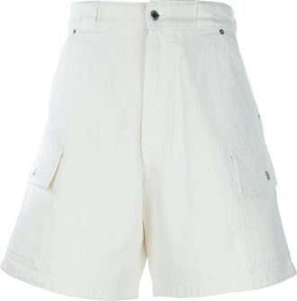 Prada Denim Shorts, male, White, Size: L Denim Bermudas