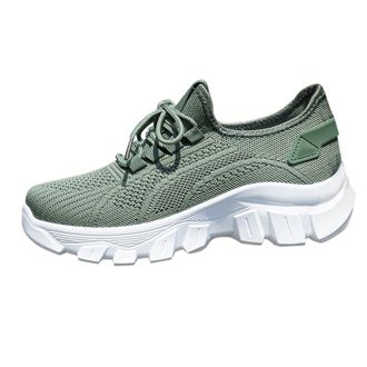 Generic Gym Trainers Womens Sneakers Women Wide Fit Orthopedic Trainers Arch Support Running Shoes Lightweight Breathable Mesh Walking Trainer Fashion Non Sli