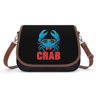 Generic Funny Crab Fashion Womens Crossbody Bags Novelty Handbag Shoulder Bag Purse