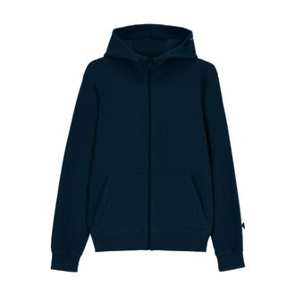 Ecoalf Sweatshirt met ritssluiting - Heren - Vesten met rits - Blauw - S - Polyester - Hoodies & sweatvesten