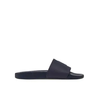 Polo Ralph Lauren Sliders, male, Blue, Size: 10 US Navy Sliders Stylish Beach Footwear