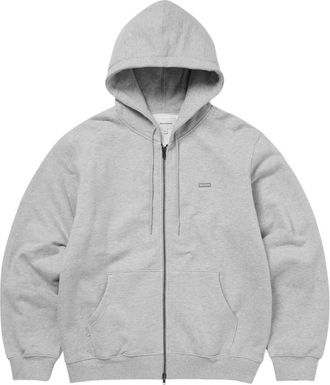Thisisneverthat Hoodies & sweatvesten, Heren, Grijs, M, Katoen, T.n.t. Classic HDP Zip Up Sweat