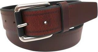 Boconi Antiqued Roller Buckle Leather Belt in Cognac at Nordstrom Rack, Size 40
