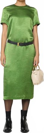 Atelier Delphine Simone Dress In Grass Green