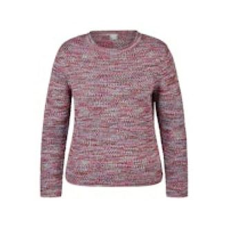 Rabe Gebreide trui met ronde hals - Dames - Truien - Veelkleurig - Maat: 3XL Leer