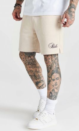 Siksilk Pantalones Cortos Essentials Ecru para Hombres XXL