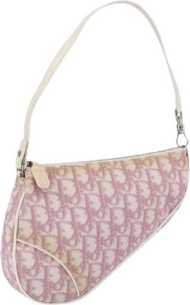 Dior Pre-owned Shoulder Bags, female, Pink, Size: ONE SIZE Pre-owned Vintage Accessory Pouch
