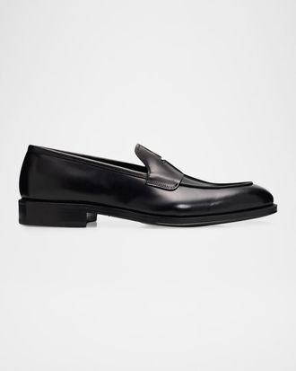 Ferragamo Men & apos;s Touring Originali Leather Penny Loafers
