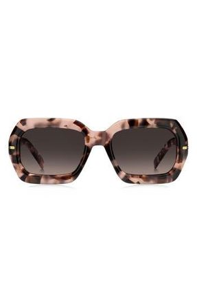 BOSS 54mm Rectangular Sunglasses in 0Ht8-Ha at Nordstrom Rack
