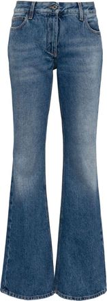 Off-white flared jeans - women - Cotton/Cotton - 27 - Blue
