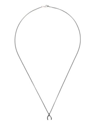 Rosa Maria Collana in argento sterling con diamanti