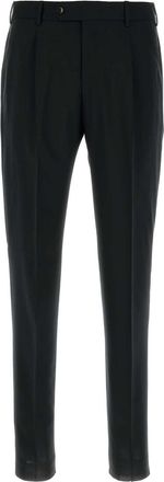 Pantaloni Torino Black Wool Pant