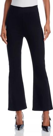 Veronica Beard Carson Kick Flare Pants In Oxford Black