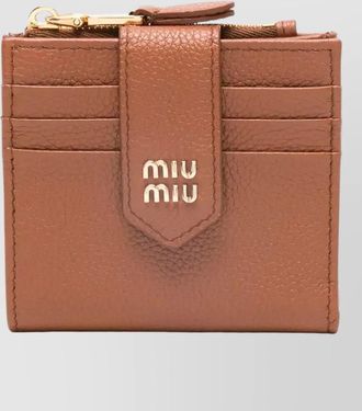 Miu Miu leather cardholder