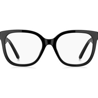 Marc Jacobs 53mm Square Optical Glasses in Black at Nordstrom