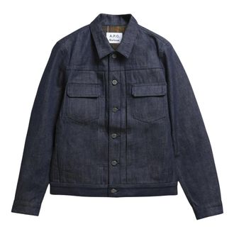 Barbour Giacca Trucker in Denim - - Jackets - Uomo - Blu - XL