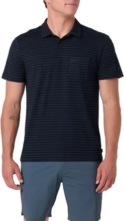 O'Neill TRVLR UPF Performance Polo in Black 2 at Nordstrom, Size Xx-Large