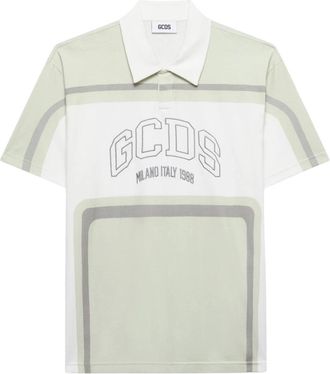 GCDS Racing Polo - Heren - Polos - Groen - XS - Katoen - Tops