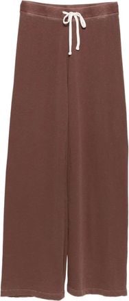 James Perse cotton straight-leg trousers - Brown