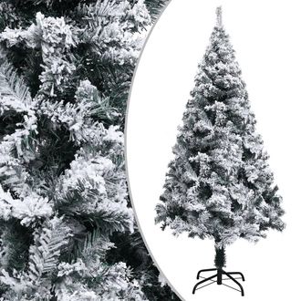 vidaXL &Aacute;rbol De Navidad Artificial Verde Con Nieve 120 Cm Vidaxl