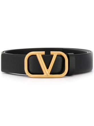 Valentino Garavani Cintura con fibbia VLOGO - Nero