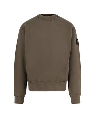 Stone Island Cotton Sweatshirt-Uomo