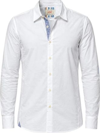 Bob Overhemden, Heren, Wit, M, Katoen, Shirts