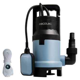 Cecotec Cecotec Bomba De Aguas Sucias Axike 1100 Dark. 1100w, Caudal Hasta 16000l/h, Altura M&aacute;x 8,5m, Profundidad 7m