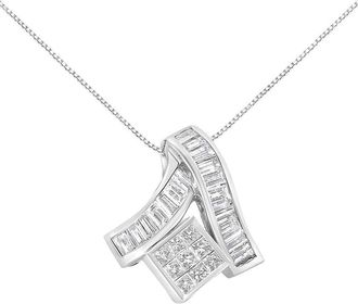 House of Brilliance Haus Of Brilliance 14K 1.88 Ct. Tw. Diamond Pendant Necklace
