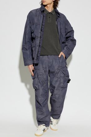 Stone Island Cargo Trousers, Mens, Navy Blue