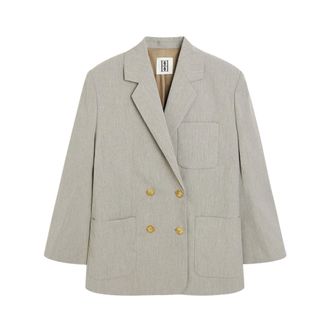 By Malene Birger Jassen, Dames, Grijs, M, Polyester, Railey Blazer