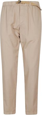 White Sand Linnen katoenen broek met zakken - Heren - Slim Fit Broeken - Beige - XL - Katoen - Broeken