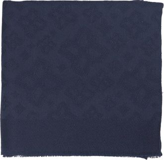 Tagliatore Sciarpa 5525I375 Sjaal - Heren - Wintersjaals - Blauw - ONE Size - Wol - Accessoires