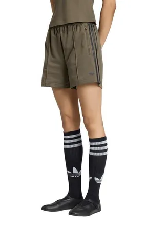 adidas Originals Pintuck Recycled Polyester Shorts in Branch/Utility Black at Nordstrom, Size X-Large