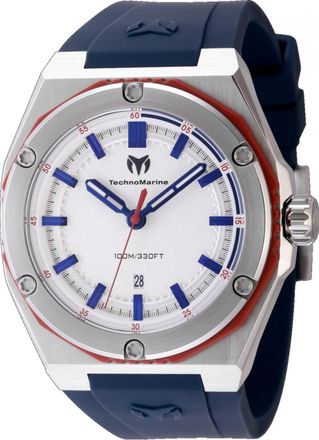 Technomarine TM-416091 Mens Coral Legacy Watch - Silver - One Size