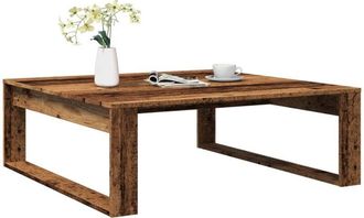 vidaXL Tavolino Salotto Legno Antico 100x100x35 cm in Truciolato - Vidaxl